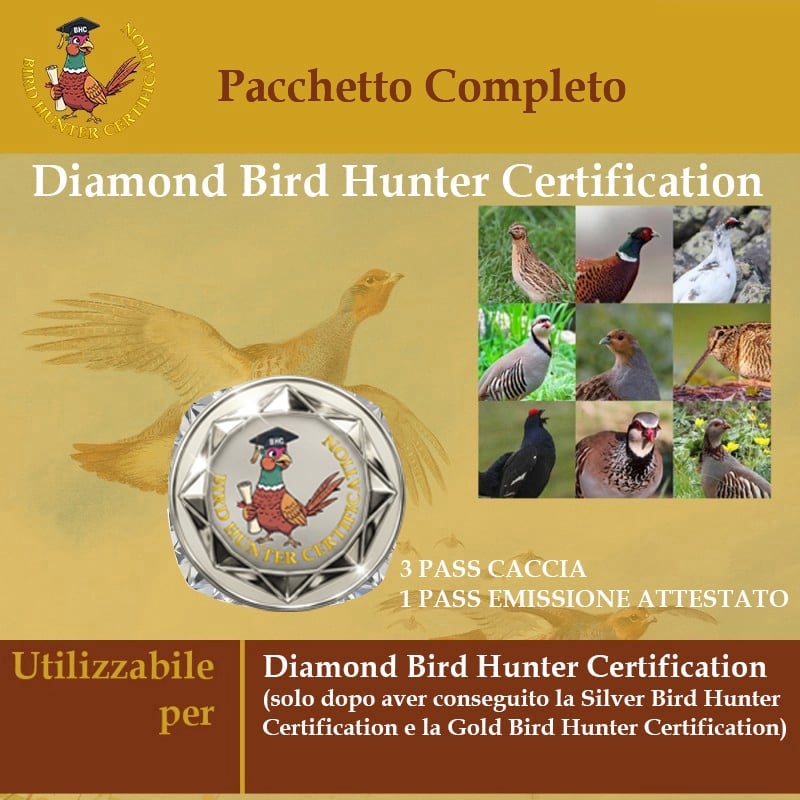 Pass Caccia Bird Hunter Certification