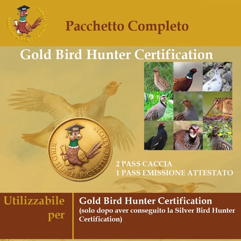 Pass Caccia Bird Hunter Certification